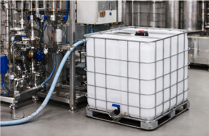 Деионизированная вода в еврокубах 1 м³: кому подходит и где используется